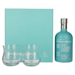 Bruichladdich The Classic Laddie 50% 0,7L v kartóne + 2 poháre