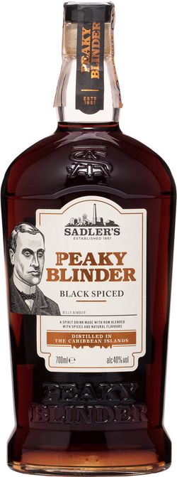 Peaky Blinder Blacks spiced 40% 0,7L (čistá fľaša)