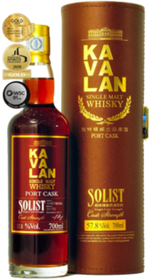 Kavalan Solist Port Cask 57,8% 0,7l