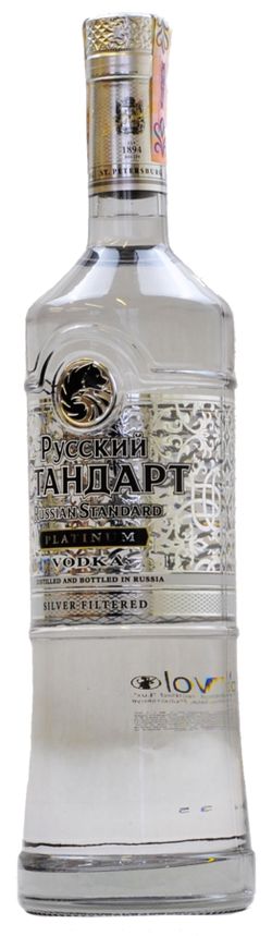 Russian Standard Platinum 40% 1 l (čistá fľaša)