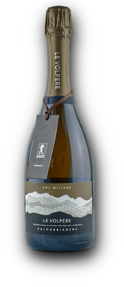 Le Volpere Còl Miliane Prosecco Superiore D.O.C.G. Valdobbiadene Extra Brut 2024 11,5% 0,75L