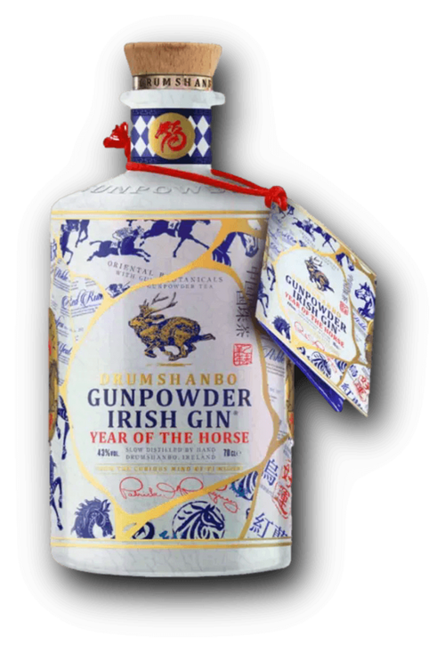 Drumshanbo Gunpowder Irish Gin Year of the Horse (Keramika) 43% 0.7L