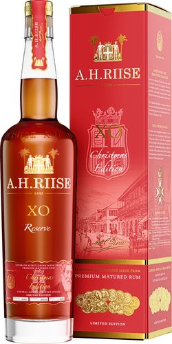 A.H. Riise XO Reserve Christmas Rum 40% 0,7L (čistá fľaša)