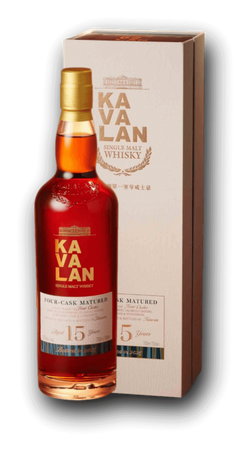 Kavalan 15YO Four Cask Matured 43% 0.7L