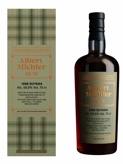 Albert Michler Single Cask Guyana 1998, GIFT