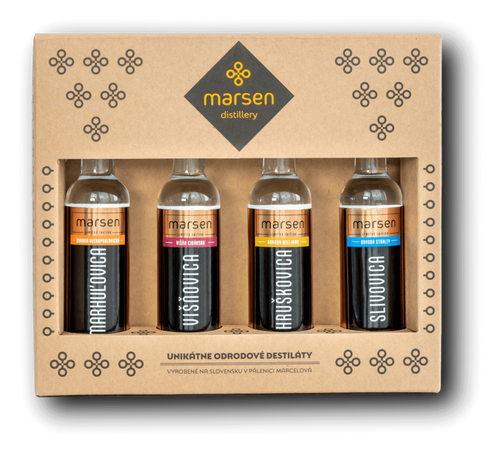 Marsen Odrodové Destiláty 42.3% 4 x 0,04L