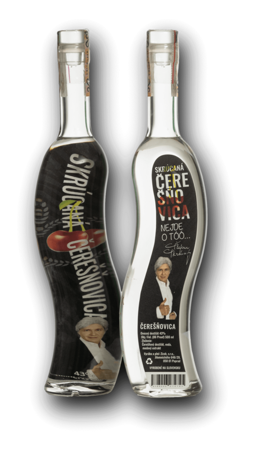 Skrúcaná Čerešňovica 43% 0.5L