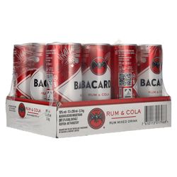 Bacardi & Cola 10% 0,25L (kartón 12x)