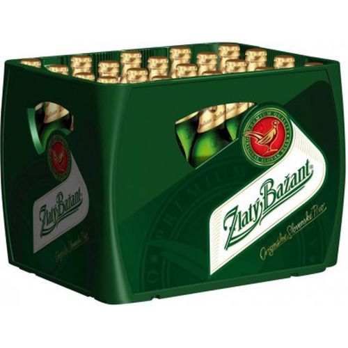 Heineken Slovensko Zlatý Bažant pivo nealko 0% sklo 0,5L sklo (prepravka 20x)