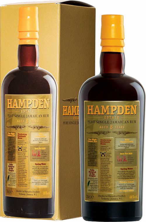 Hampden Estate 8 Y.O. Rum, GIFT