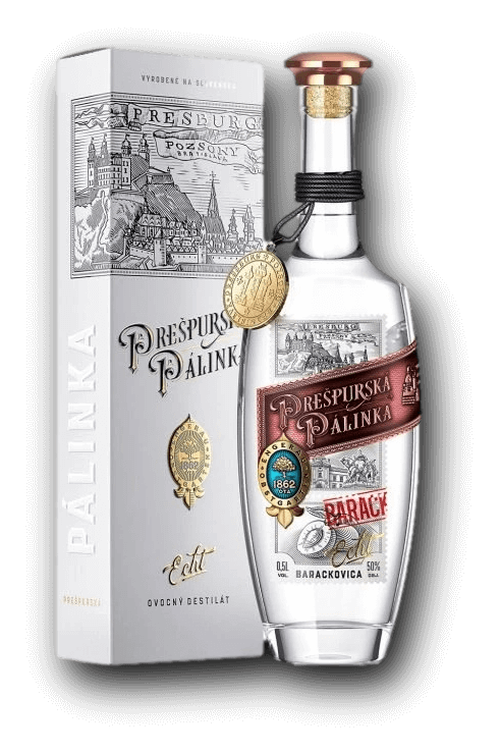 Prešpurská Pálinka Barackovica 2024 50% 0.5L