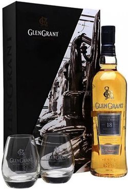 Glen Grant 18y RARE EDITION 43% 0,7L s dvomi pohármi