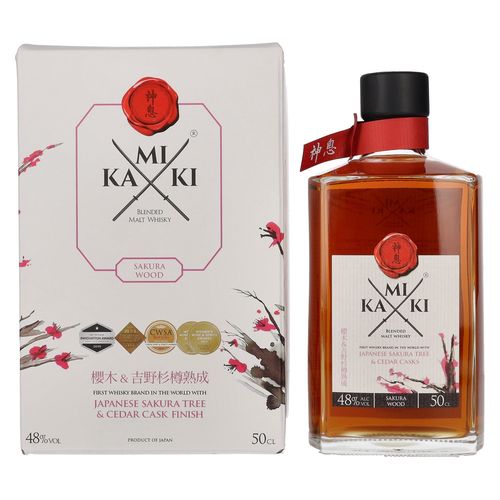 Kamiki Sakura Wood Whisky 48% 0,5L