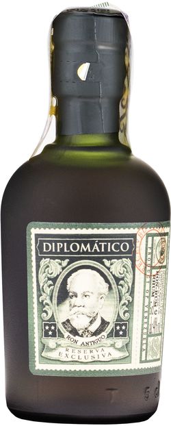 Diplomático RESERVA EXCLUSIVA Rum 40% 0,05 l (čistá fľaša)
