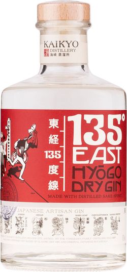 135 East Hyogo Dry Gin 42% 0,7 l (čistá fľaša)
