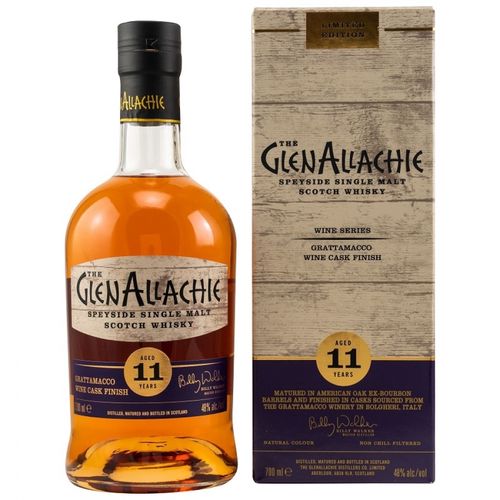 GlenAllachie 11 Y.O. Grattamacco Wine Cask Finish, GIFT