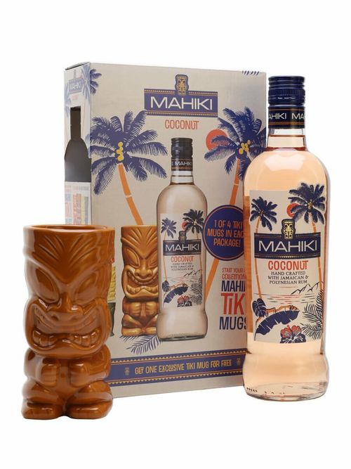 Mahiki Coconut Tiki Mug Set, GIFT