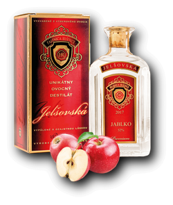 Jelšovská Jablkovica Premium 52% 0.35L