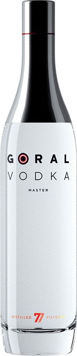 Goral vodka Master 40% 0,7L (čistá fľaša)
