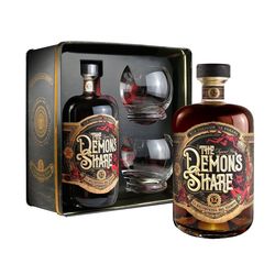The Demon's Share The Demon´s Share 12y Glass Set 41%, 0,7L