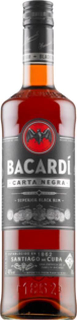 Bacardi Carta Negra 40% 0,7L